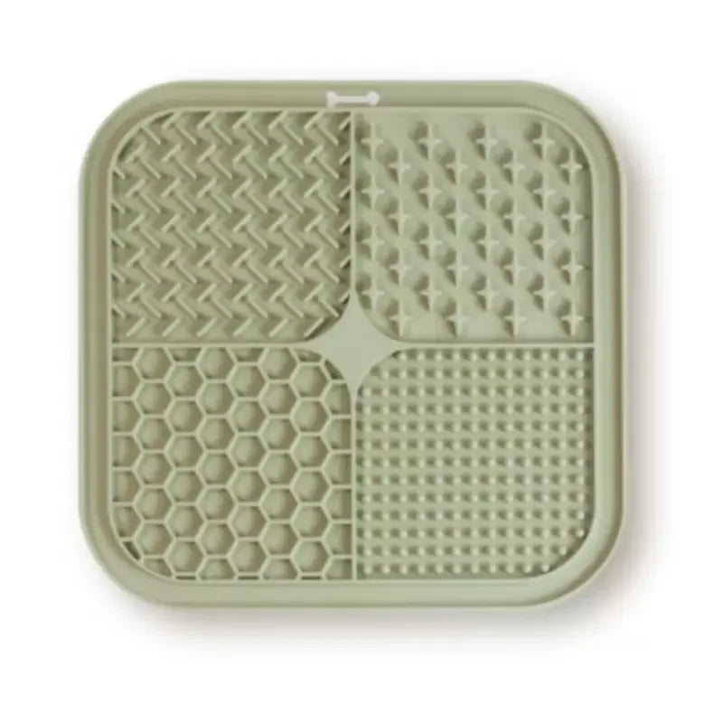 Calming Lick Mat for Dogs & Cats — Food Grade Silicone, Slow Feeder with Suction Cups