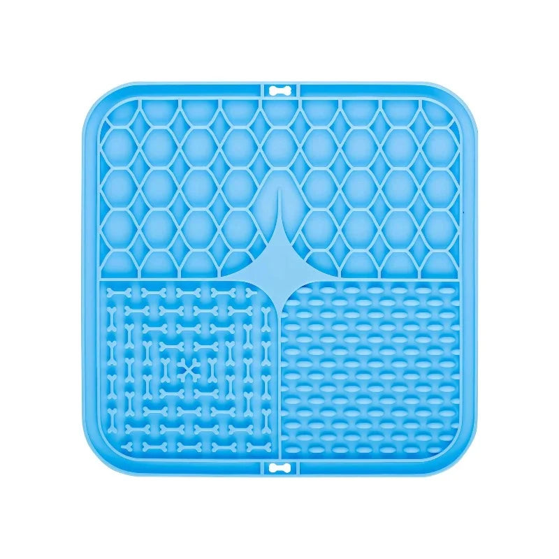 Silicone Lick Mat for Dogs — Bath Distraction & Slow Feeder